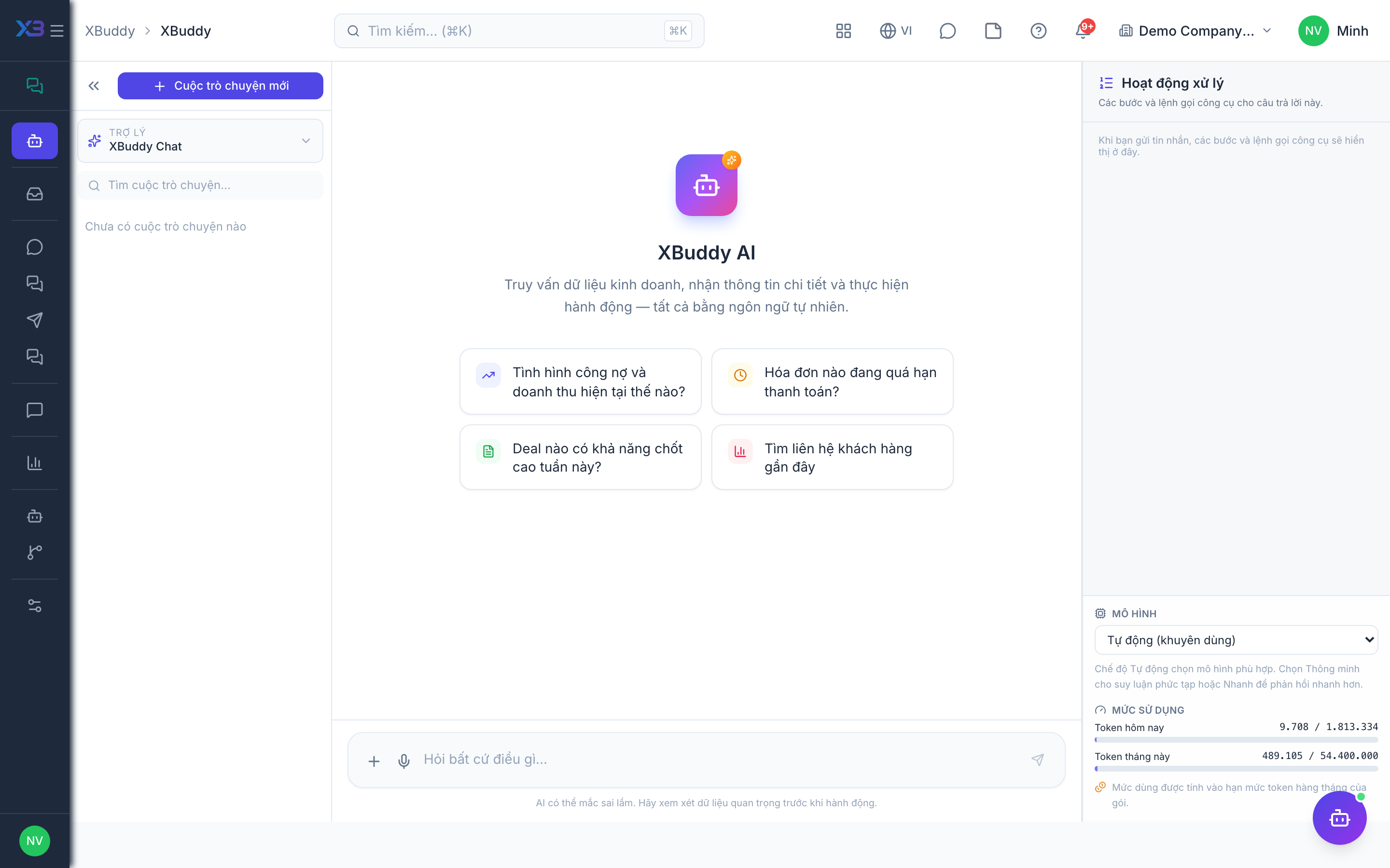 Giao tiếp — AI Hub với trợ lý Communications Concierge